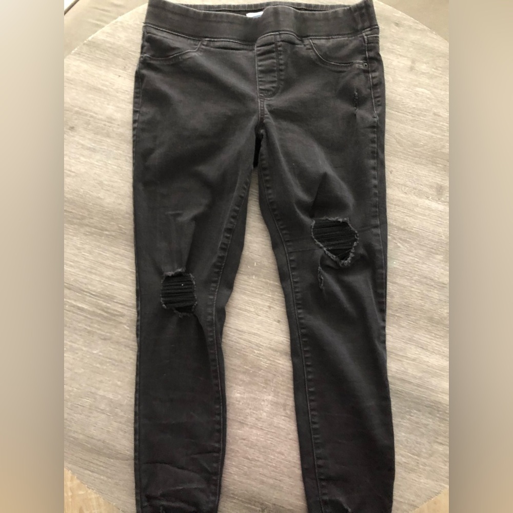 Black jeggings